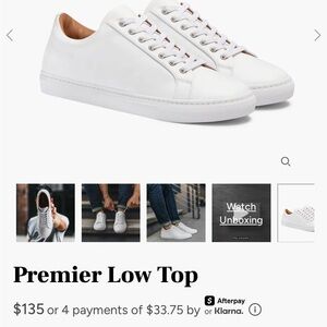 Brand: Thursday Low Top White Sneakers